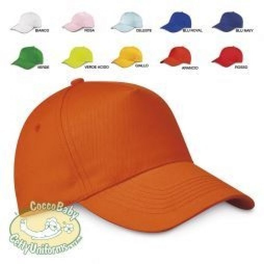 Cappellino da baseball con chiusura a strap per ragazzi e adulti con o senza Nome